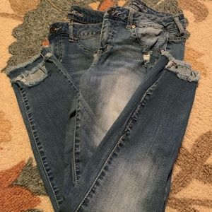 Medium Wash Skinny Jeggings